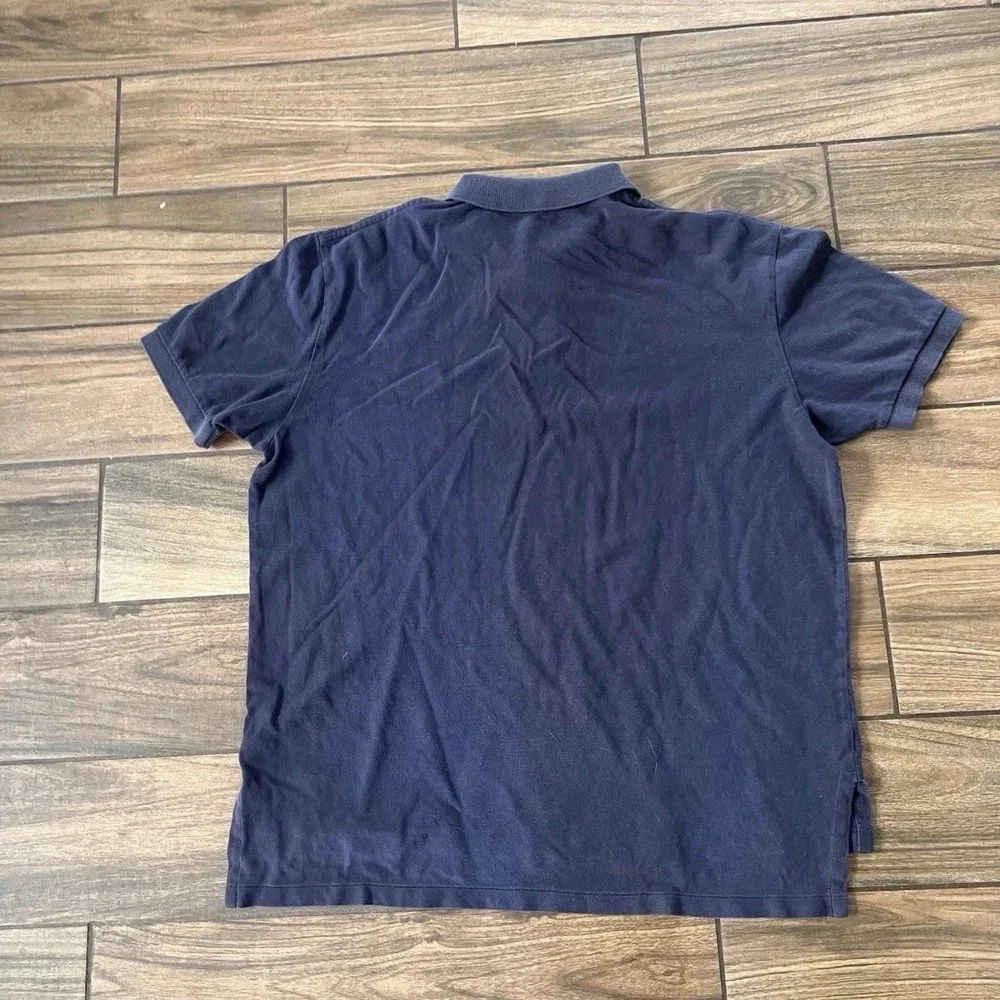 Polo Ralph Lauren Polo Shirt Mens XL Navy Short Sleeve Pony Logo Cotton